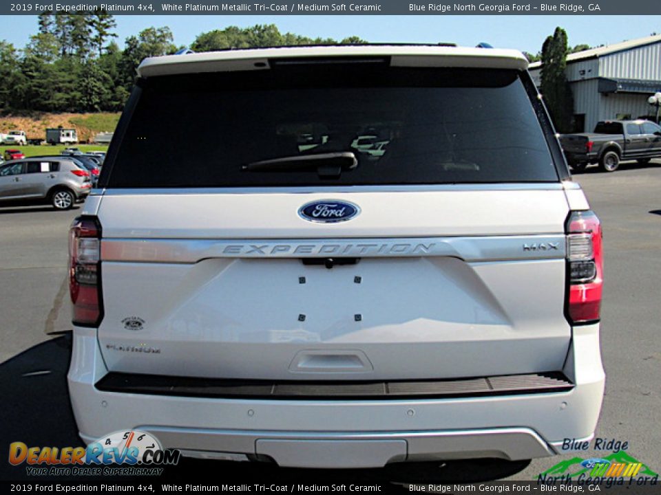 2019 Ford Expedition Platinum 4x4 White Platinum Metallic Tri-Coat / Medium Soft Ceramic Photo #4