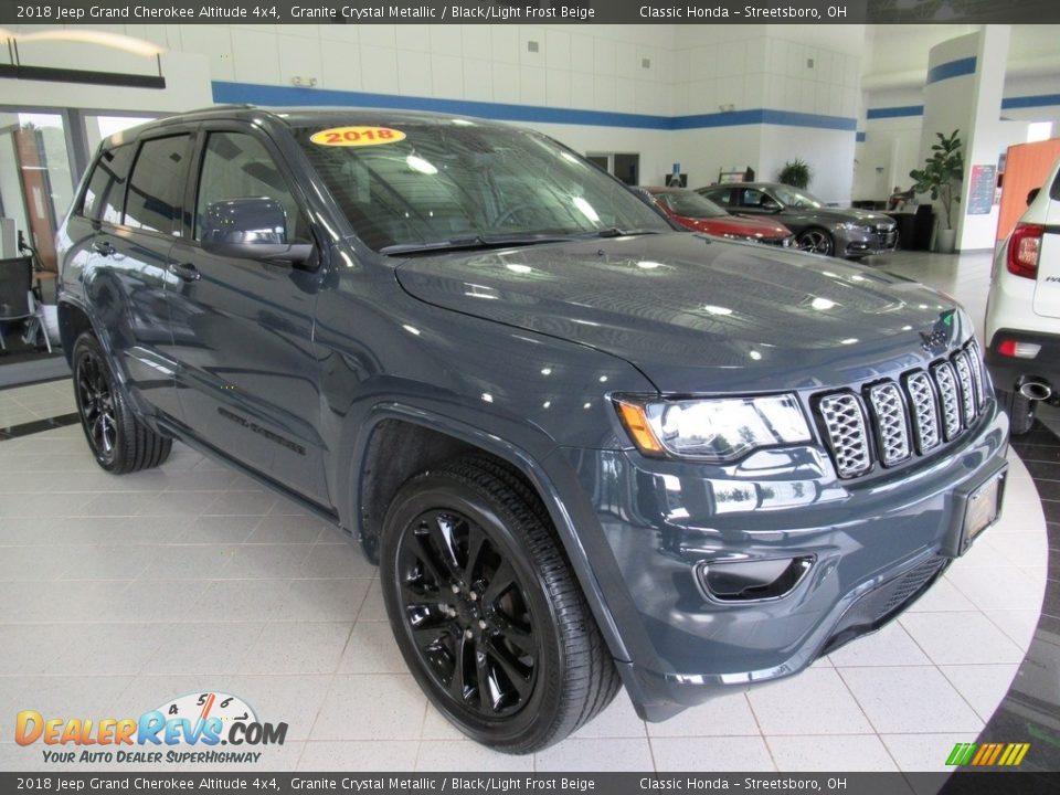 2018 Jeep Grand Cherokee Altitude 4x4 Granite Crystal Metallic / Black/Light Frost Beige Photo #3