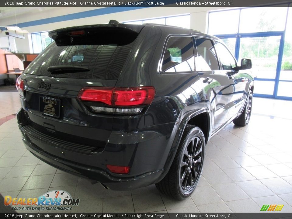2018 Jeep Grand Cherokee Altitude 4x4 Granite Crystal Metallic / Black/Light Frost Beige Photo #7