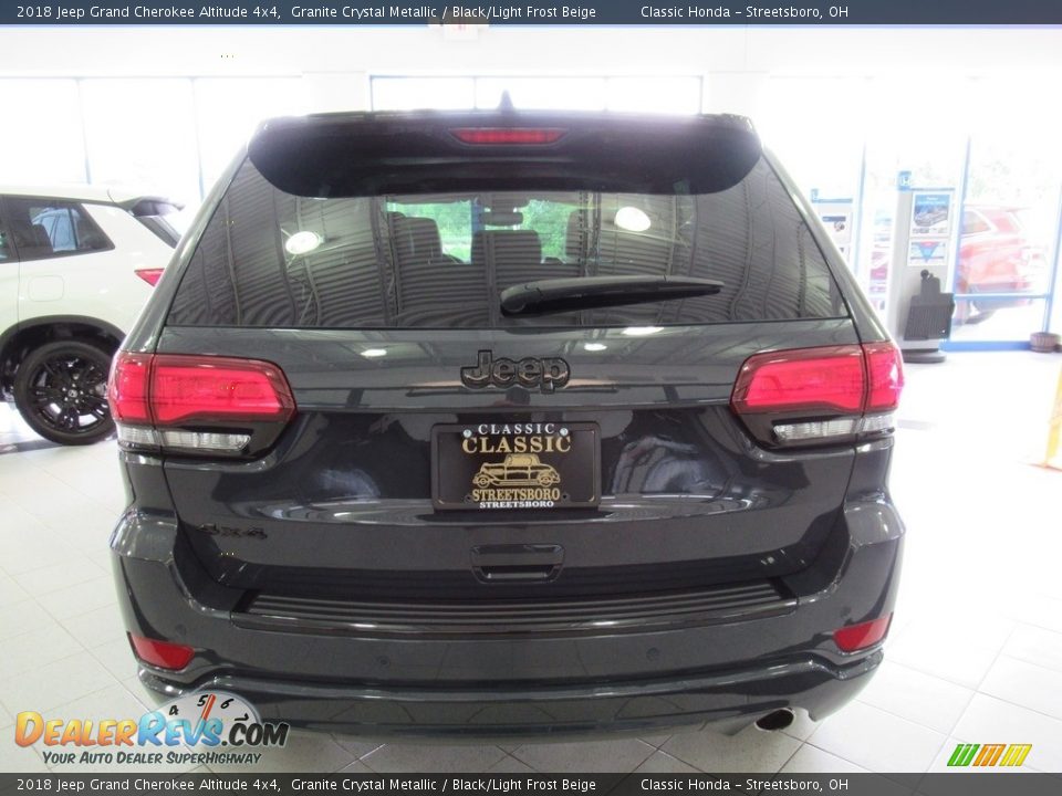 2018 Jeep Grand Cherokee Altitude 4x4 Granite Crystal Metallic / Black/Light Frost Beige Photo #8