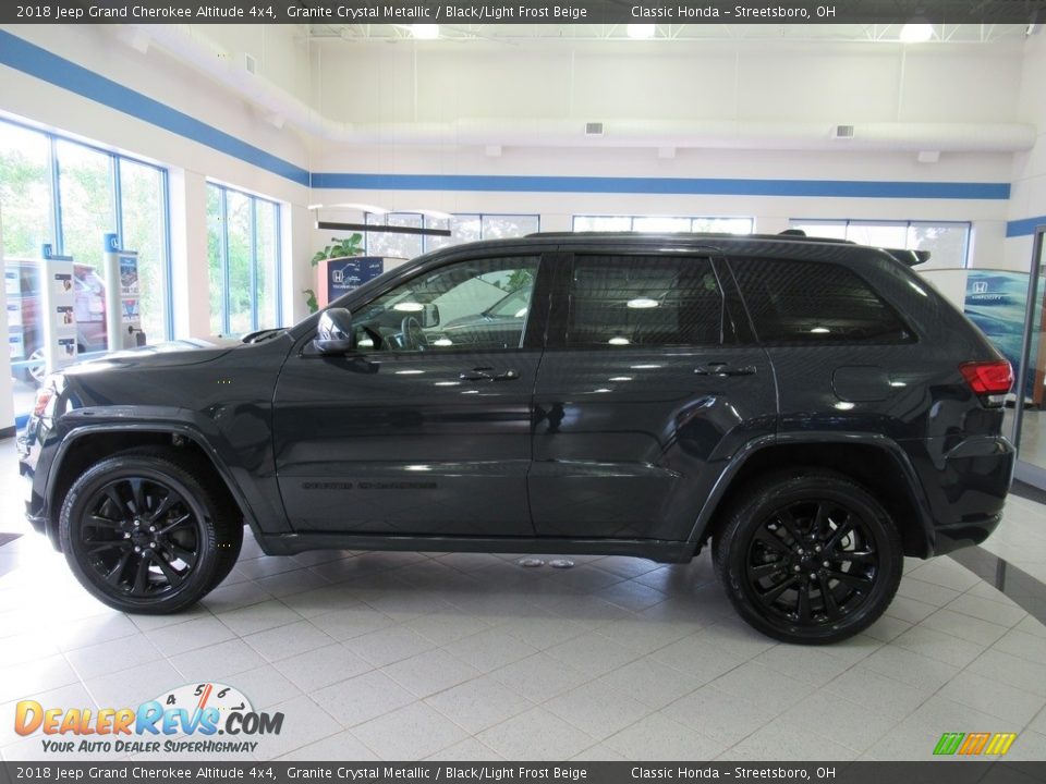 2018 Jeep Grand Cherokee Altitude 4x4 Granite Crystal Metallic / Black/Light Frost Beige Photo #10