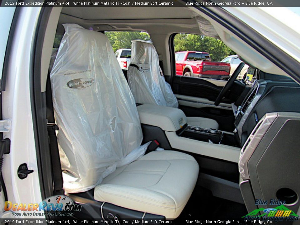 2019 Ford Expedition Platinum 4x4 White Platinum Metallic Tri-Coat / Medium Soft Ceramic Photo #11