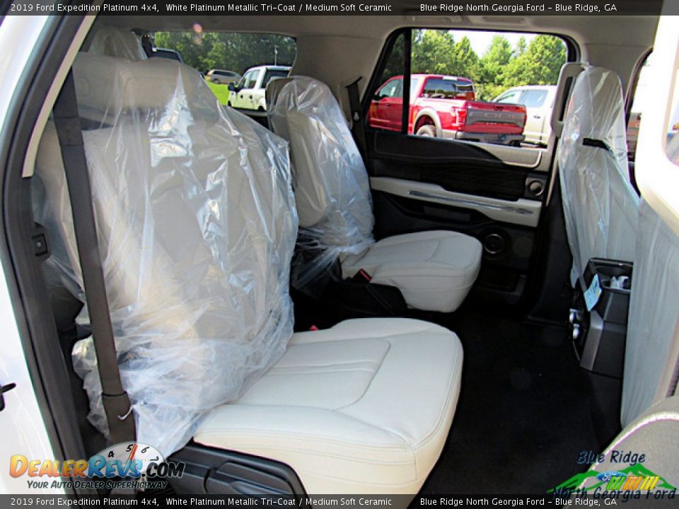 2019 Ford Expedition Platinum 4x4 White Platinum Metallic Tri-Coat / Medium Soft Ceramic Photo #12