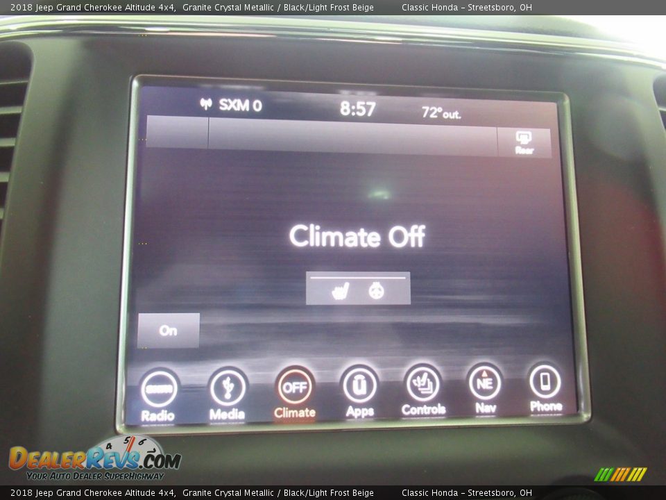 2018 Jeep Grand Cherokee Altitude 4x4 Granite Crystal Metallic / Black/Light Frost Beige Photo #35