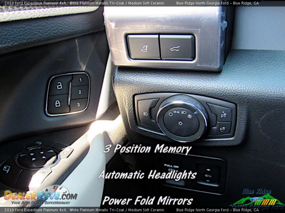 2019 Ford Expedition Platinum 4x4 White Platinum Metallic Tri-Coat / Medium Soft Ceramic Photo #27