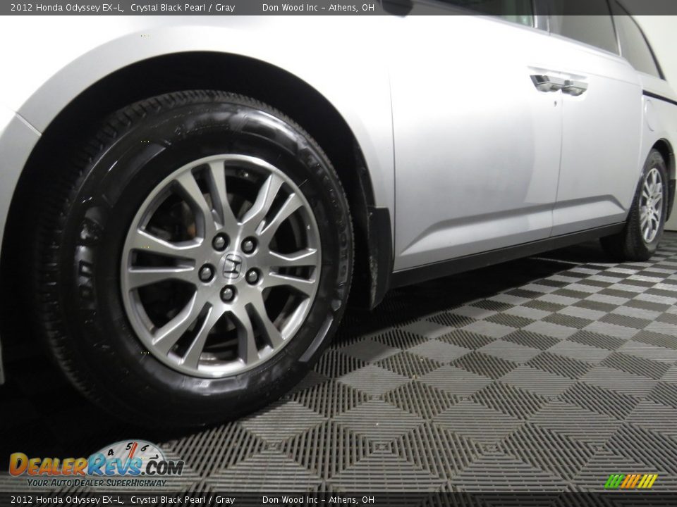 2012 Honda Odyssey EX-L Crystal Black Pearl / Gray Photo #9