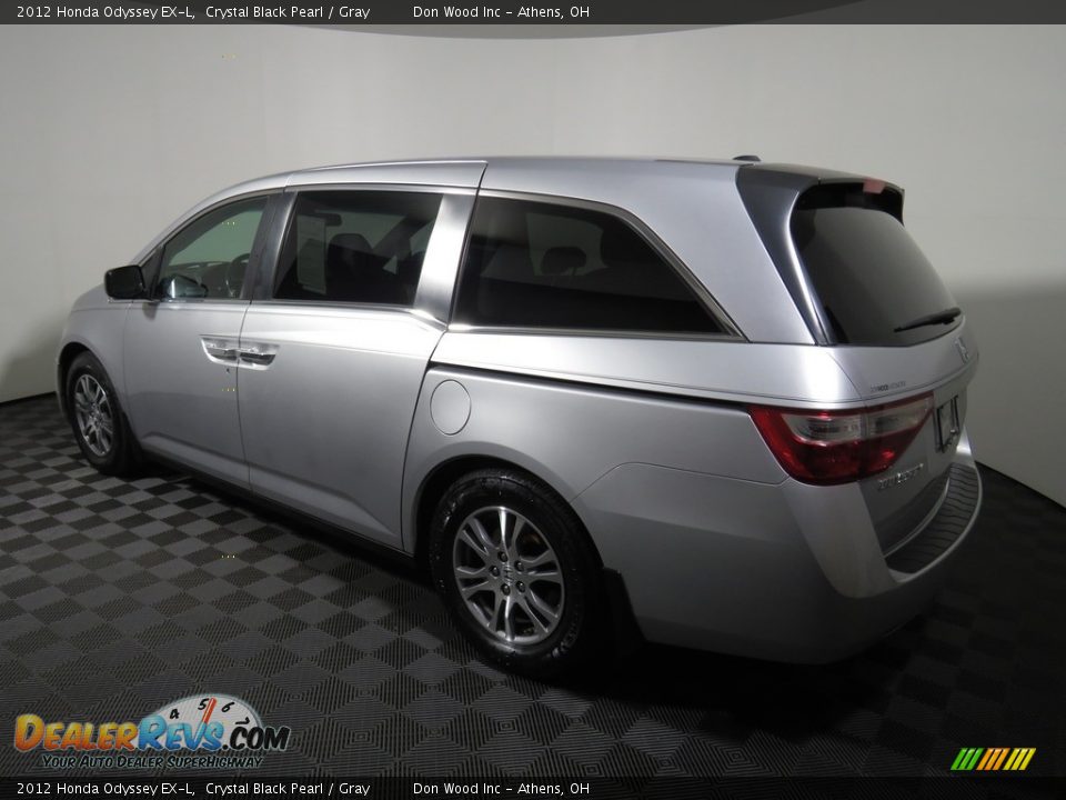 2012 Honda Odyssey EX-L Crystal Black Pearl / Gray Photo #10
