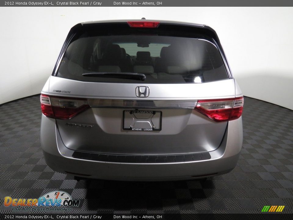 2012 Honda Odyssey EX-L Crystal Black Pearl / Gray Photo #12