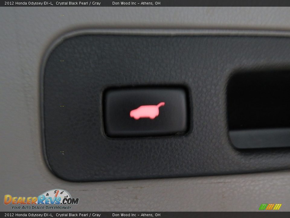 2012 Honda Odyssey EX-L Crystal Black Pearl / Gray Photo #15