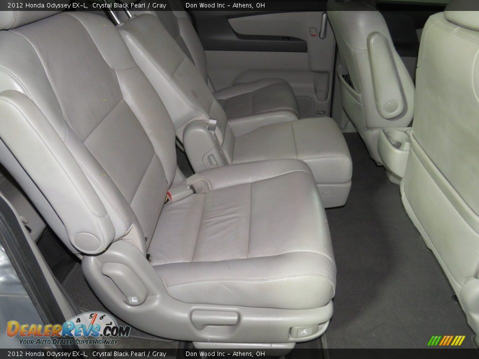 2012 Honda Odyssey EX-L Crystal Black Pearl / Gray Photo #24