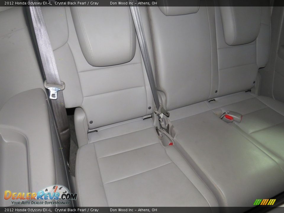 2012 Honda Odyssey EX-L Crystal Black Pearl / Gray Photo #25