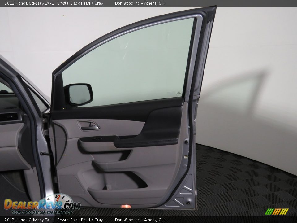 2012 Honda Odyssey EX-L Crystal Black Pearl / Gray Photo #26