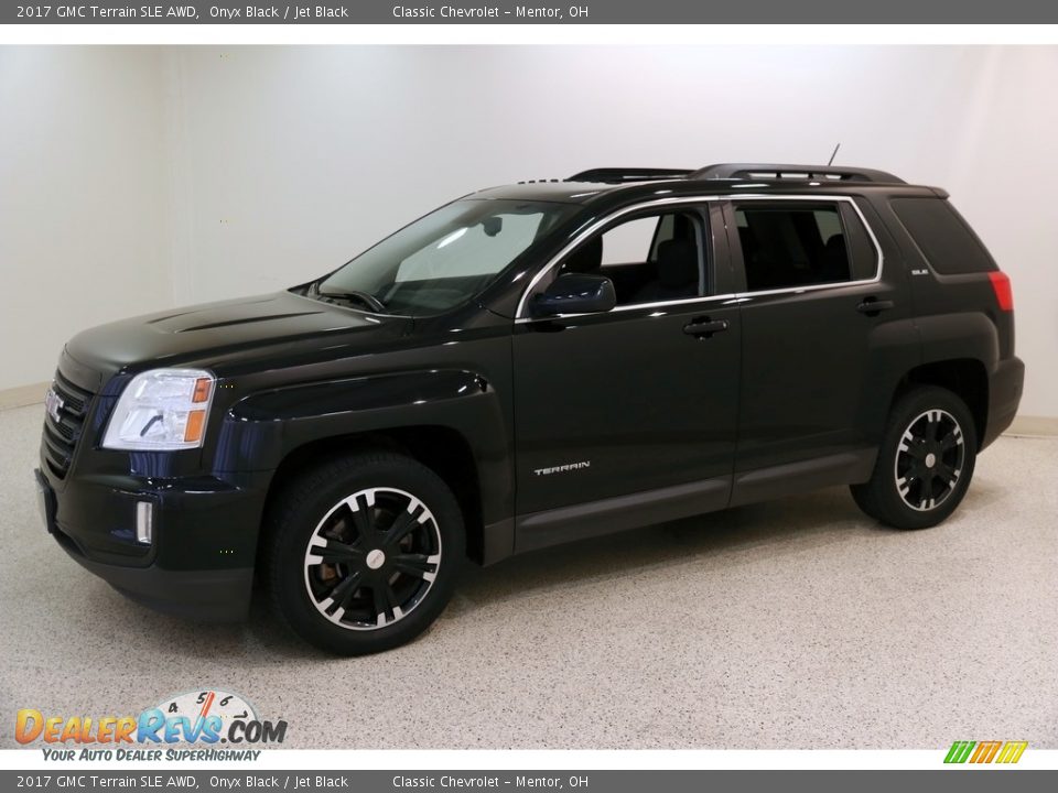 2017 GMC Terrain SLE AWD Onyx Black / Jet Black Photo #3