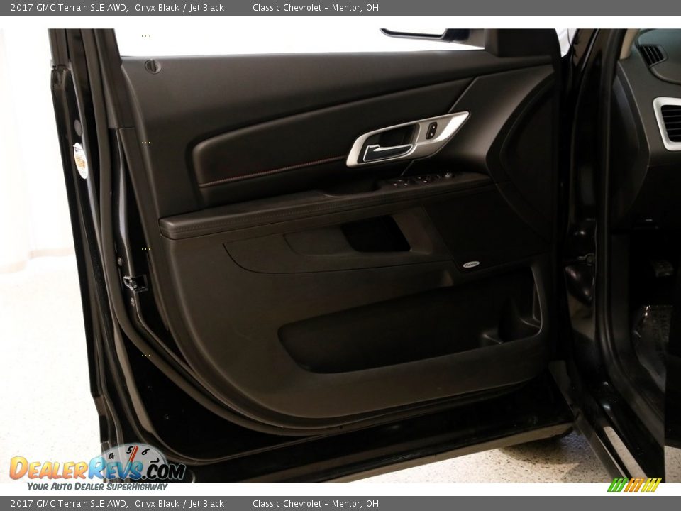2017 GMC Terrain SLE AWD Onyx Black / Jet Black Photo #4