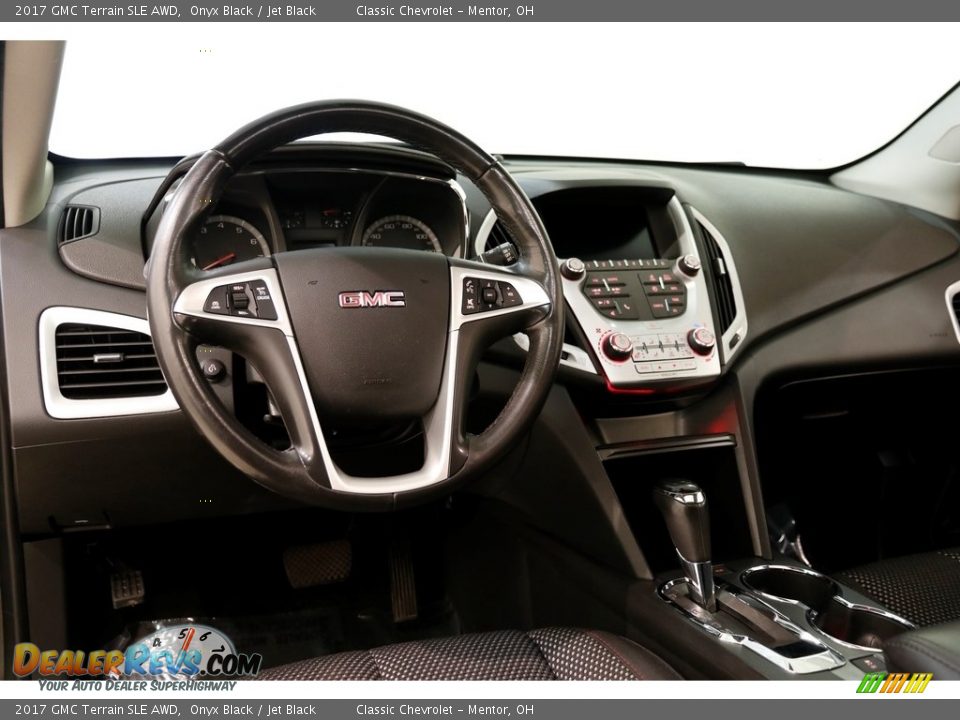 2017 GMC Terrain SLE AWD Onyx Black / Jet Black Photo #6