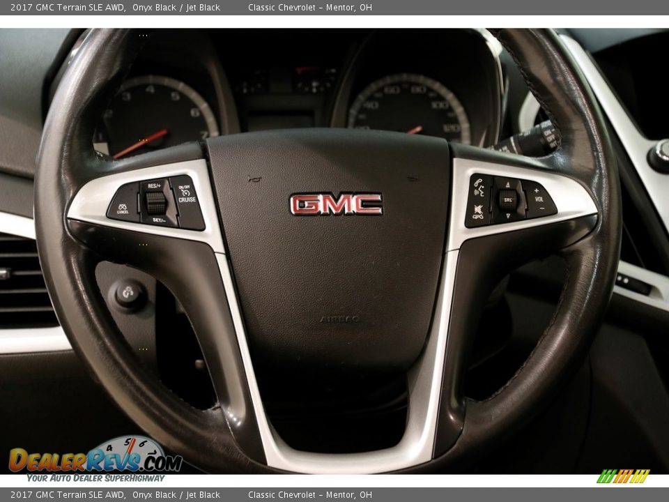 2017 GMC Terrain SLE AWD Onyx Black / Jet Black Photo #7