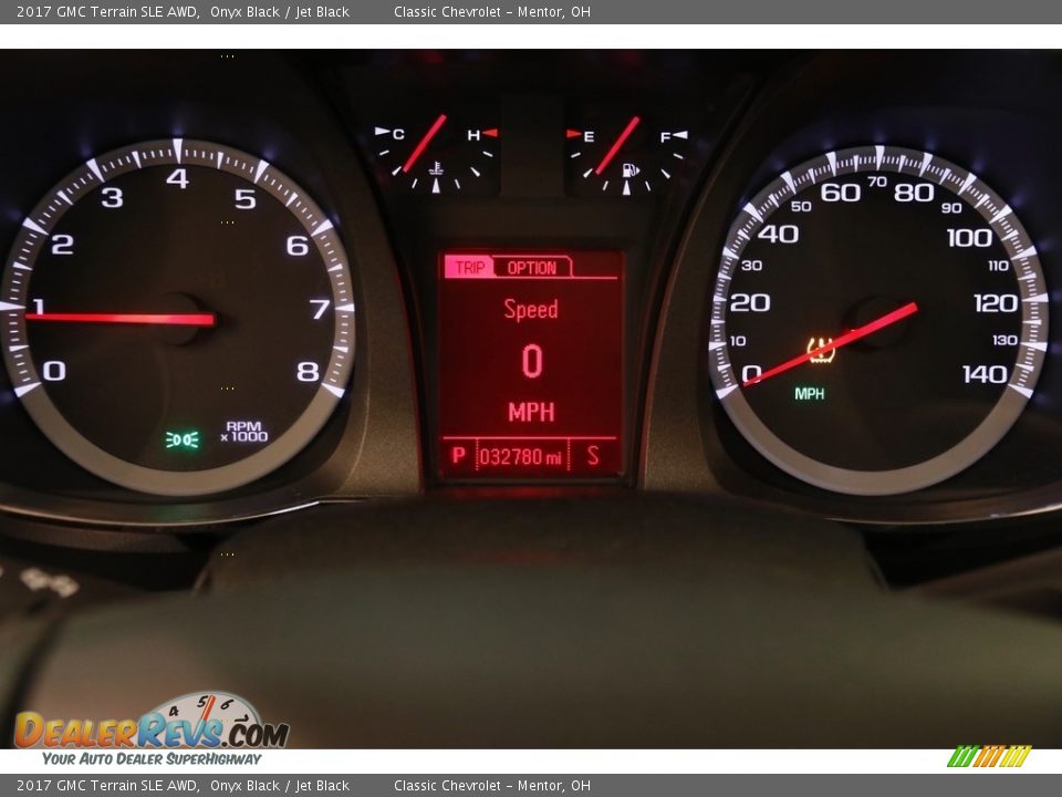 2017 GMC Terrain SLE AWD Onyx Black / Jet Black Photo #8