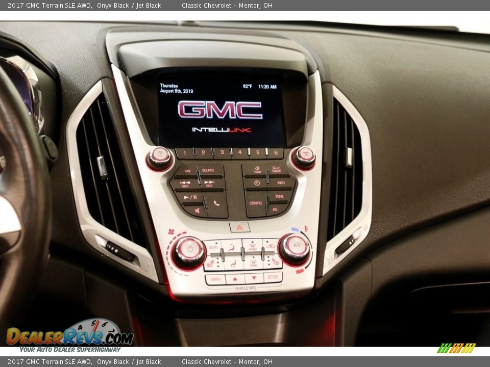 2017 GMC Terrain SLE AWD Onyx Black / Jet Black Photo #9