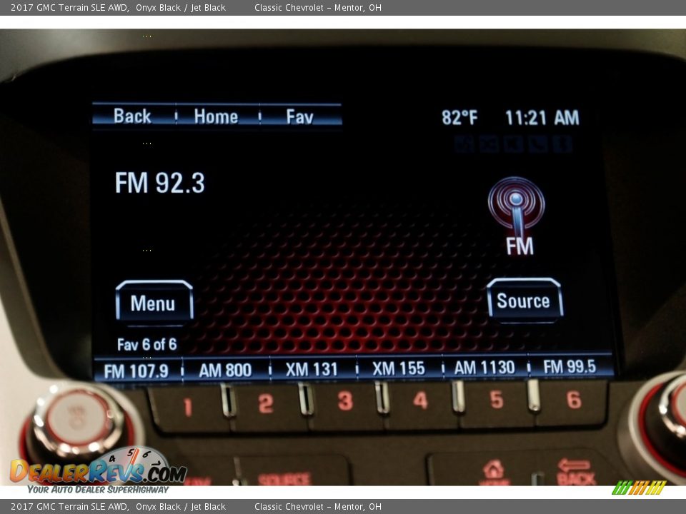 2017 GMC Terrain SLE AWD Onyx Black / Jet Black Photo #10