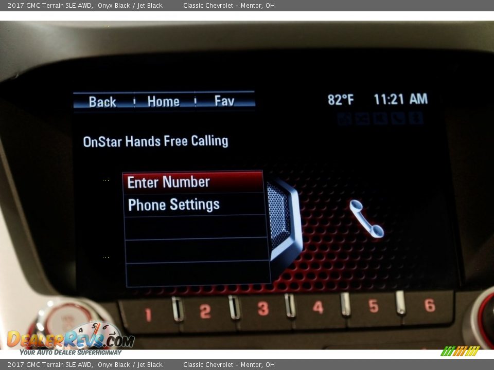 2017 GMC Terrain SLE AWD Onyx Black / Jet Black Photo #11