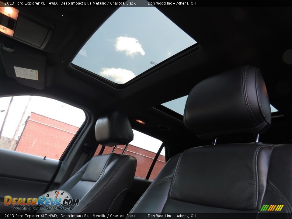 2013 Ford Explorer XLT 4WD Deep Impact Blue Metallic / Charcoal Black Photo #2