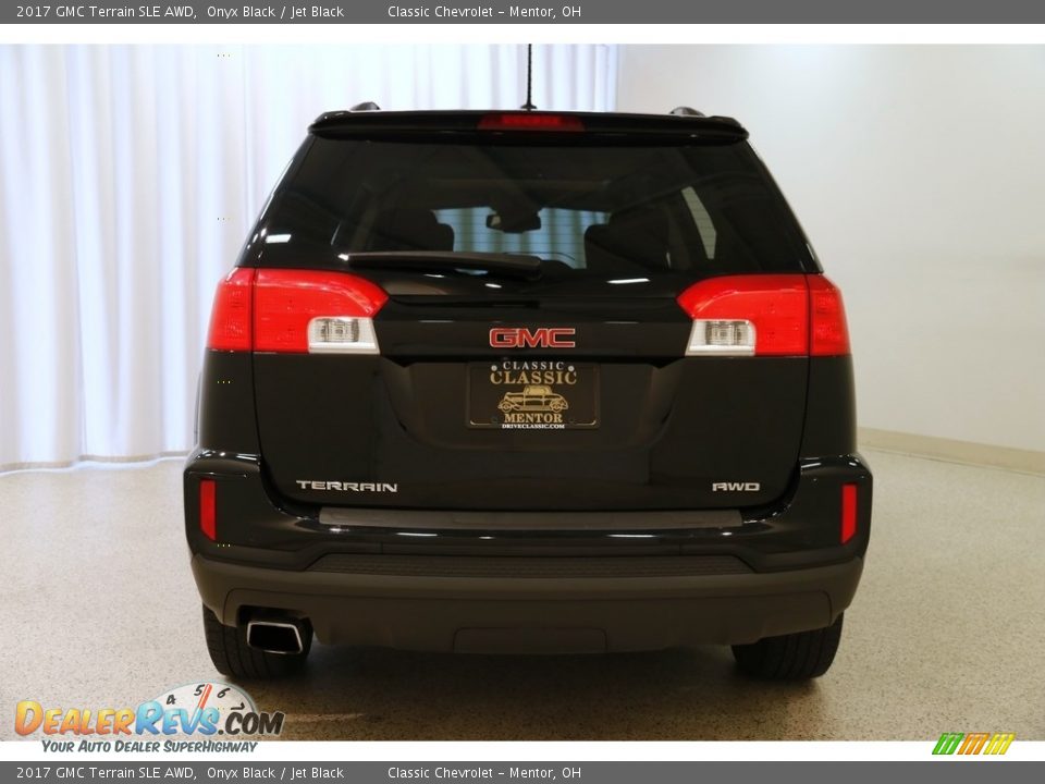 2017 GMC Terrain SLE AWD Onyx Black / Jet Black Photo #16