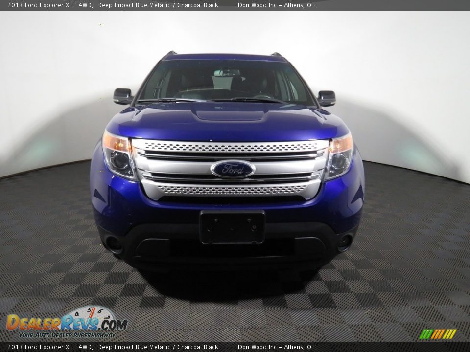 2013 Ford Explorer XLT 4WD Deep Impact Blue Metallic / Charcoal Black Photo #5
