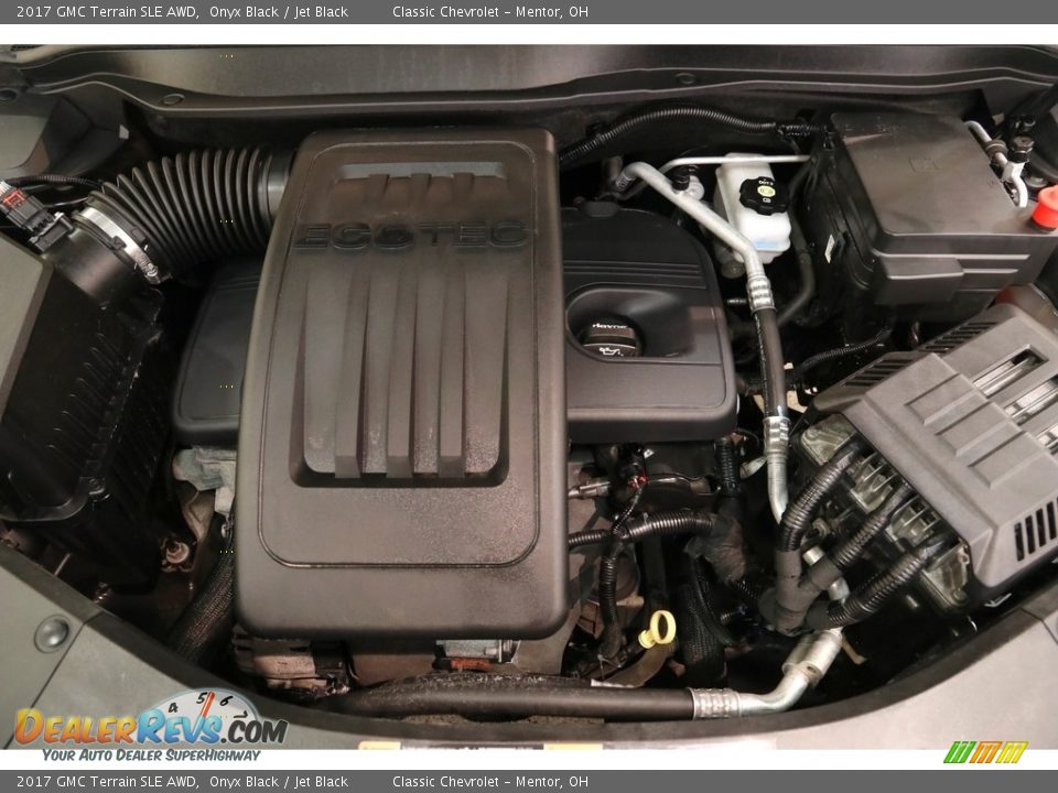 2017 GMC Terrain SLE AWD Onyx Black / Jet Black Photo #17