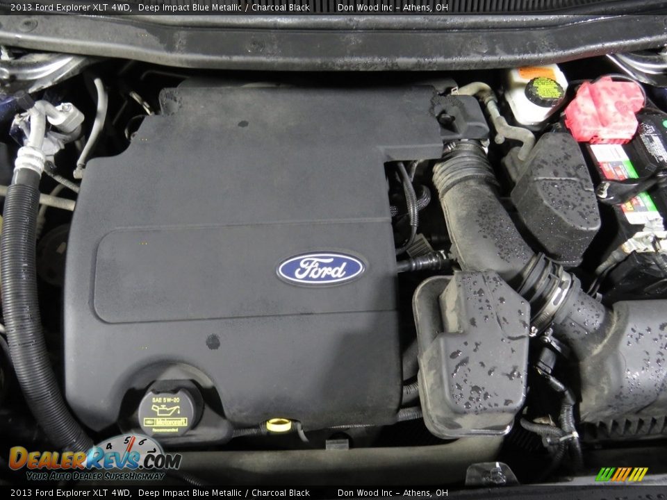 2013 Ford Explorer XLT 4WD Deep Impact Blue Metallic / Charcoal Black Photo #7