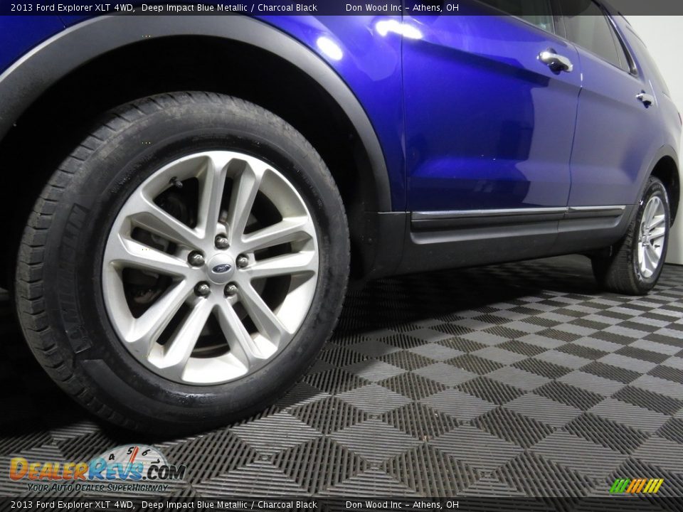 2013 Ford Explorer XLT 4WD Deep Impact Blue Metallic / Charcoal Black Photo #9