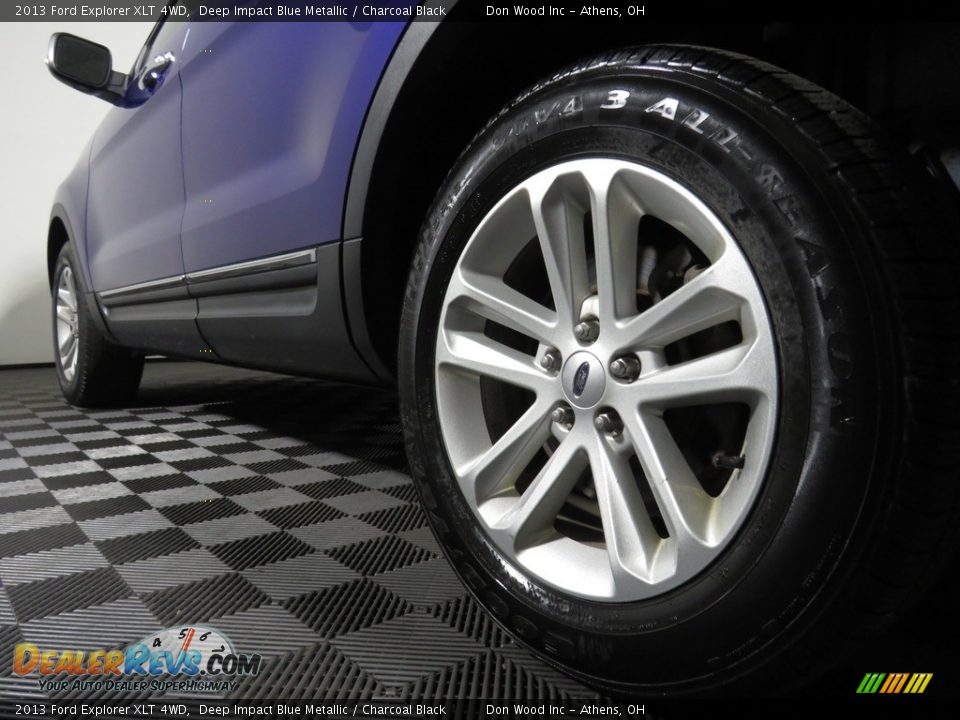 2013 Ford Explorer XLT 4WD Deep Impact Blue Metallic / Charcoal Black Photo #11