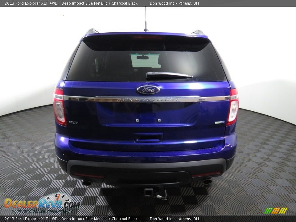 2013 Ford Explorer XLT 4WD Deep Impact Blue Metallic / Charcoal Black Photo #12