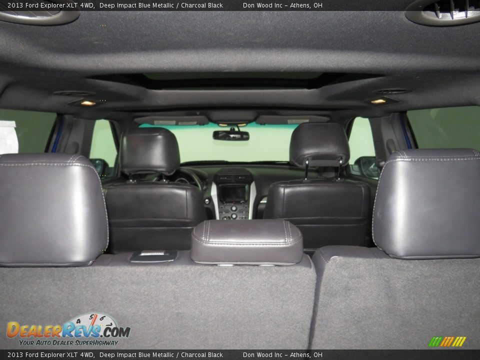 2013 Ford Explorer XLT 4WD Deep Impact Blue Metallic / Charcoal Black Photo #14