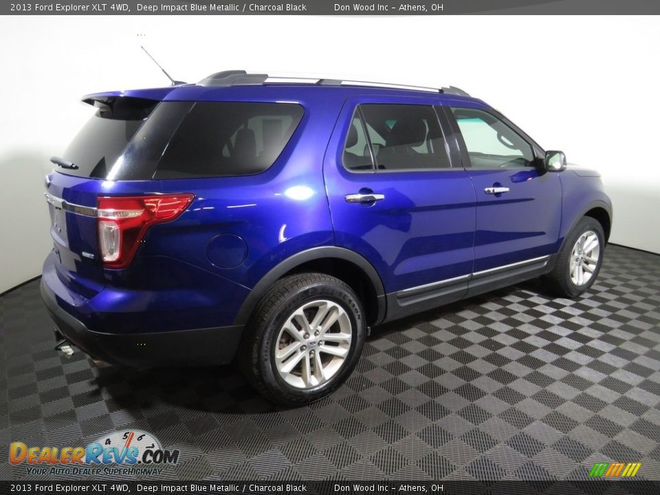 2013 Ford Explorer XLT 4WD Deep Impact Blue Metallic / Charcoal Black Photo #16