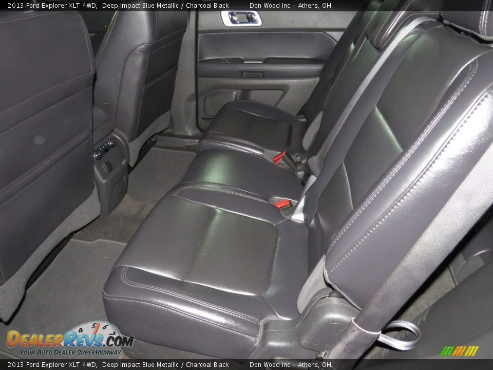 2013 Ford Explorer XLT 4WD Deep Impact Blue Metallic / Charcoal Black Photo #23