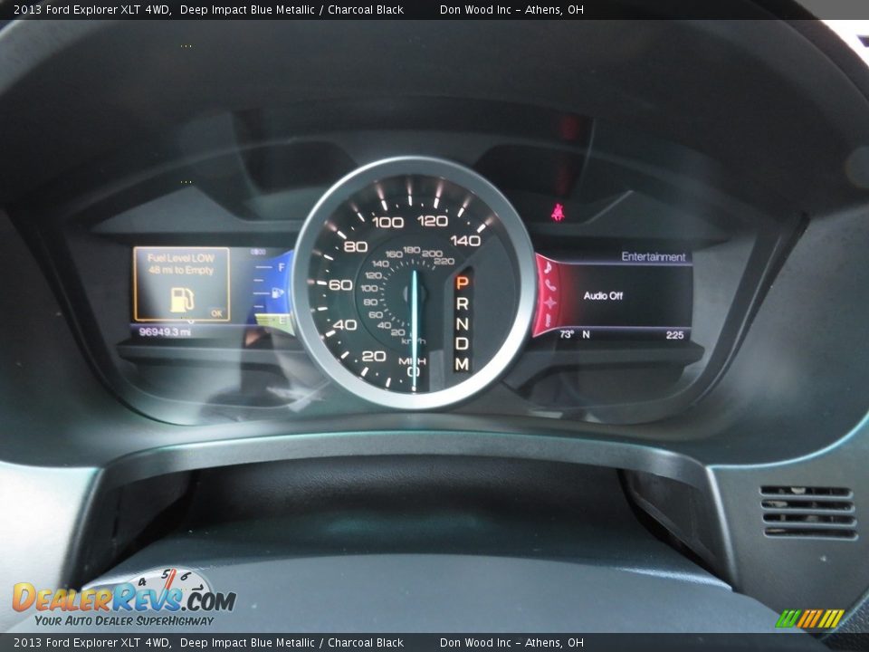 2013 Ford Explorer XLT 4WD Deep Impact Blue Metallic / Charcoal Black Photo #29