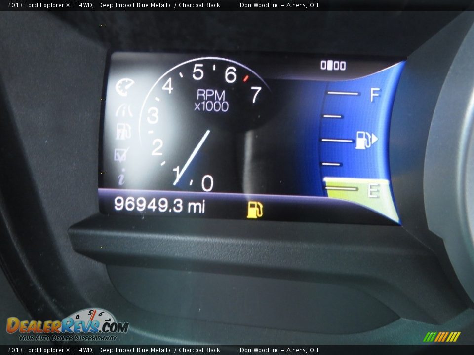 2013 Ford Explorer XLT 4WD Deep Impact Blue Metallic / Charcoal Black Photo #30
