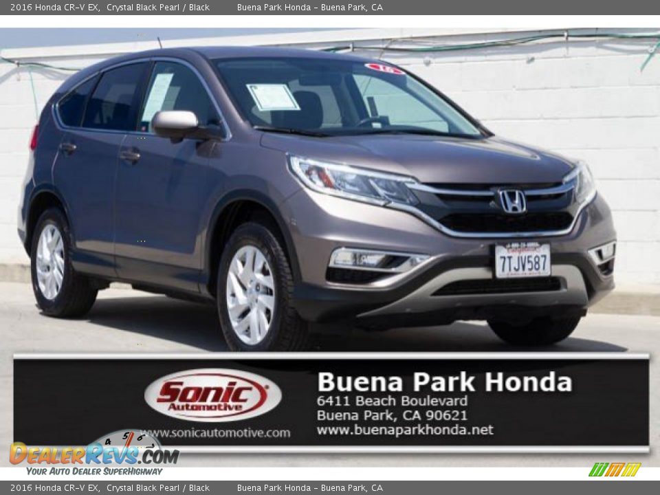 2016 Honda CR-V EX Crystal Black Pearl / Black Photo #1