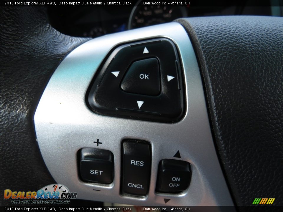 2013 Ford Explorer XLT 4WD Deep Impact Blue Metallic / Charcoal Black Photo #33