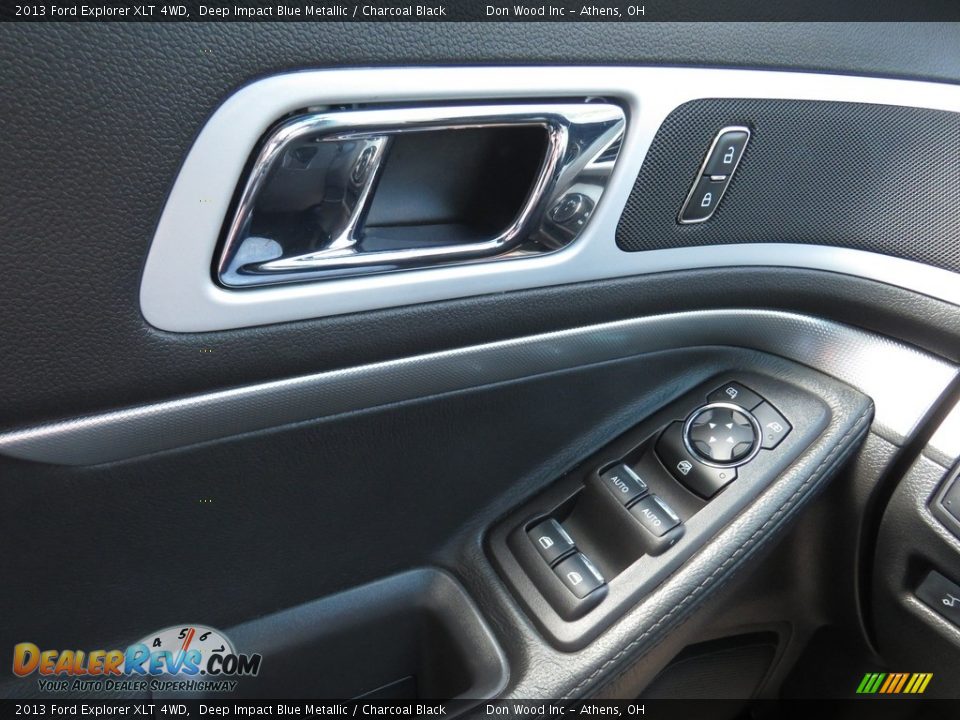 2013 Ford Explorer XLT 4WD Deep Impact Blue Metallic / Charcoal Black Photo #36