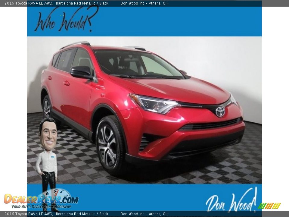 2016 Toyota RAV4 LE AWD Barcelona Red Metallic / Black Photo #1