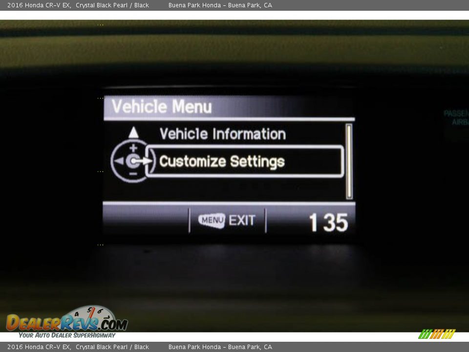 2016 Honda CR-V EX Crystal Black Pearl / Black Photo #23