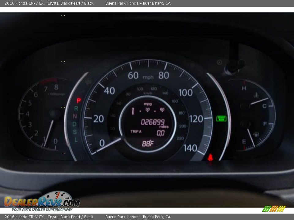 2016 Honda CR-V EX Crystal Black Pearl / Black Photo #26