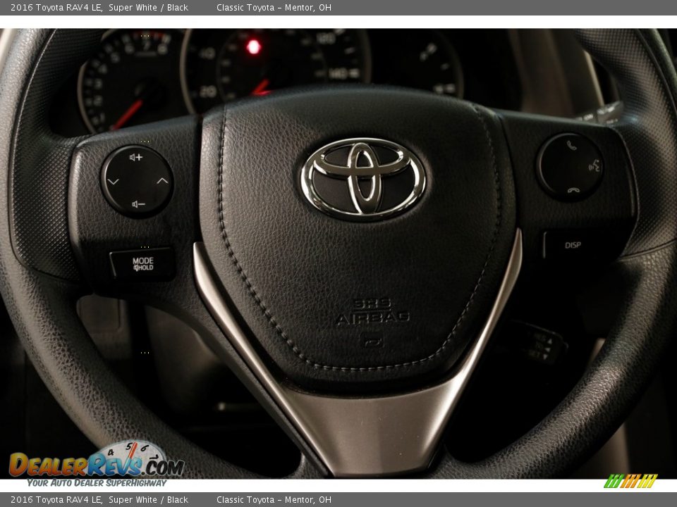 2016 Toyota RAV4 LE Super White / Black Photo #6