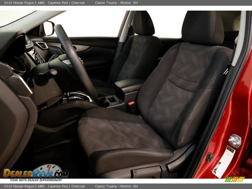 2016 Nissan Rogue S AWD Cayenne Red / Charcoal Photo #5