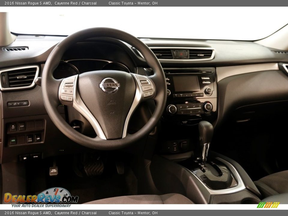 2016 Nissan Rogue S AWD Cayenne Red / Charcoal Photo #6