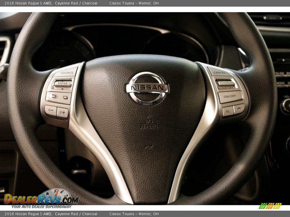 2016 Nissan Rogue S AWD Cayenne Red / Charcoal Photo #7