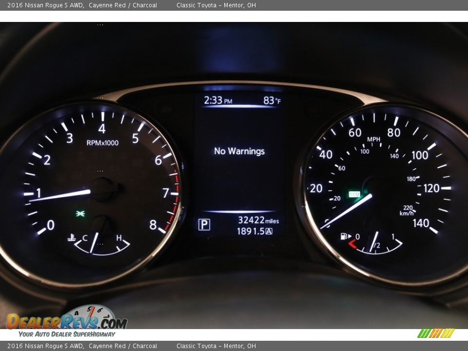 2016 Nissan Rogue S AWD Cayenne Red / Charcoal Photo #8