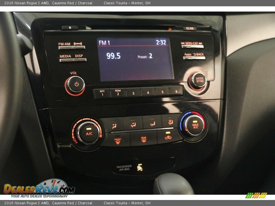 2016 Nissan Rogue S AWD Cayenne Red / Charcoal Photo #9
