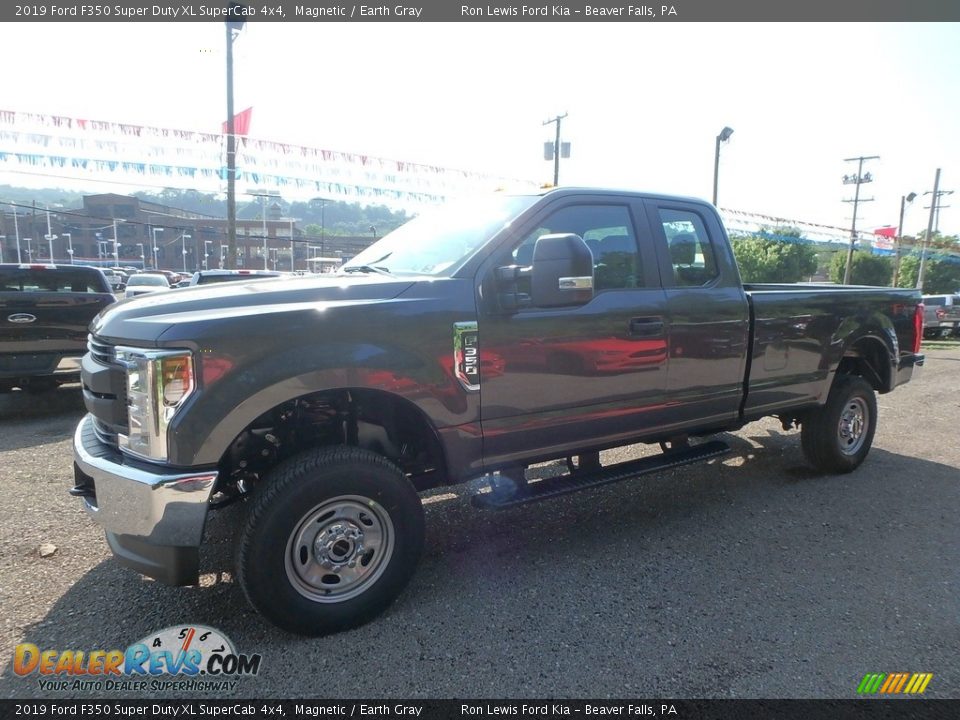 2019 Ford F350 Super Duty XL SuperCab 4x4 Magnetic / Earth Gray Photo #7
